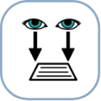 First Links, During the therapy session, image of eyes looking at a list First Links, During the therapy session, image of eyes looking at a list