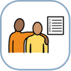 First Links, After the therapy session, image of two people First Links, After the therapy session, image of two people