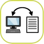 4-5 pathway image of a computer and a report 4-5 pathway image of a computer and a report